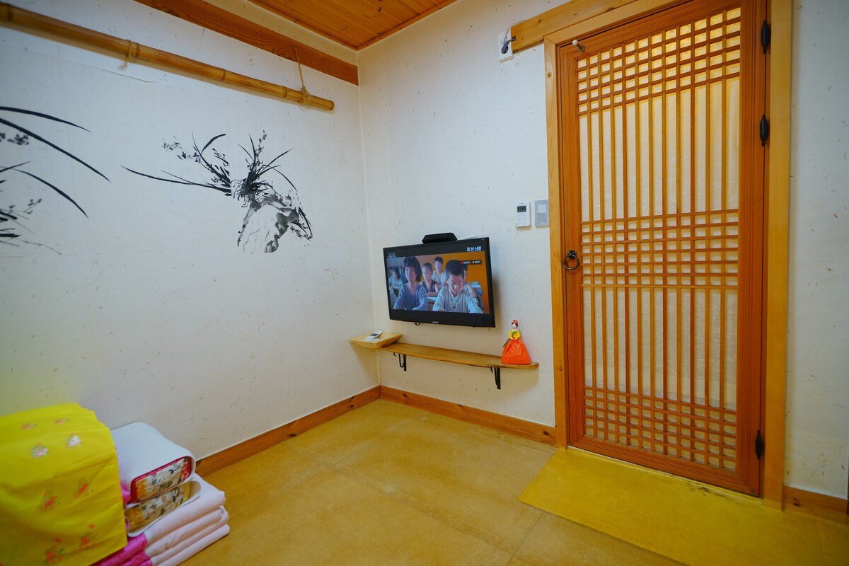 在这里，您可以体验传统韩屋的结构