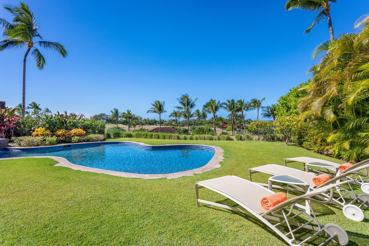 Ocean Views Tropical Home w/Pool,Spa,AC & Backyard