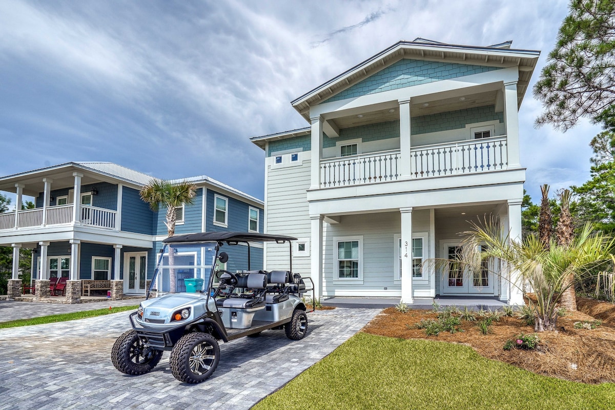 The Lee House: Beach House with Pool! Golf Cart!