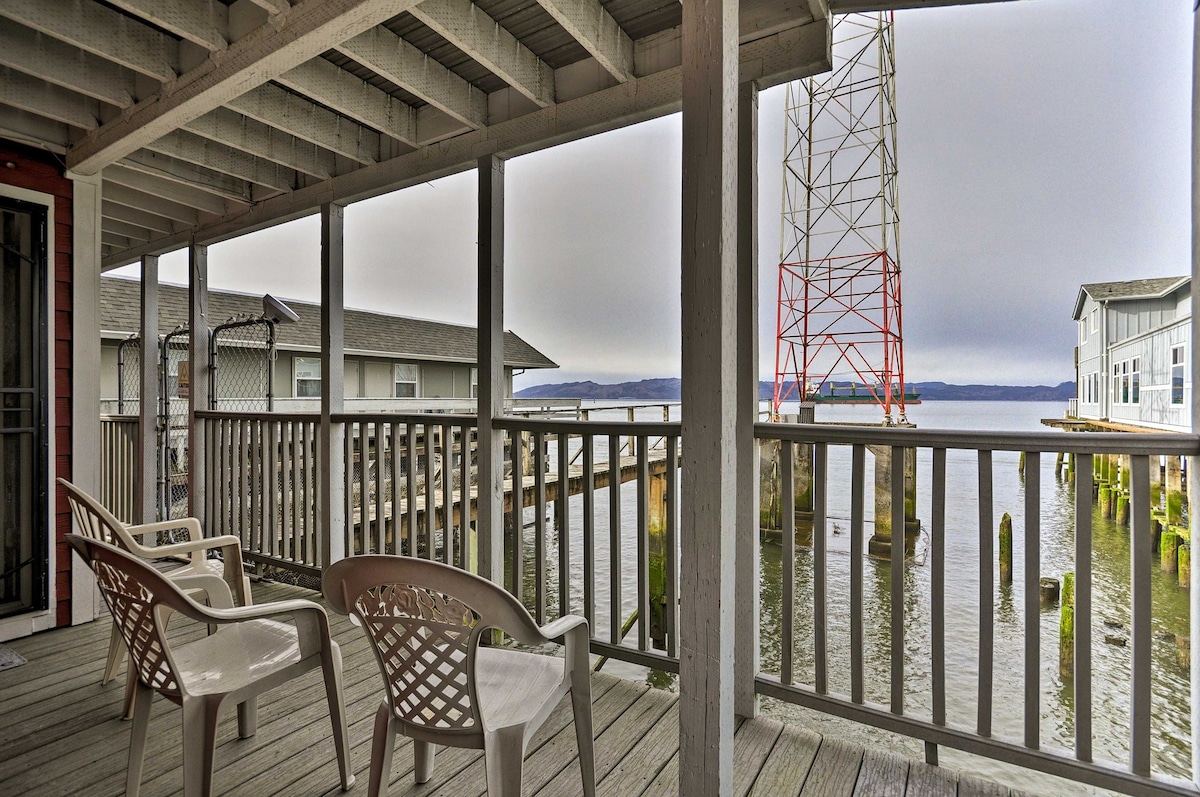 Sleek Riverfront Condo on Pier in Downtown Astoria