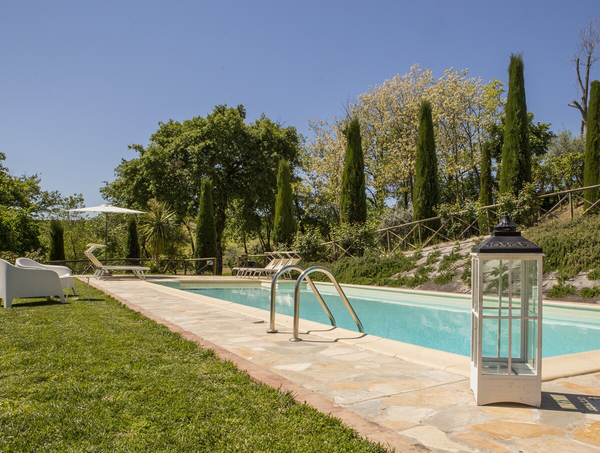 圣马可别墅（ Villa San Marco ） ， Le Marche私人泳池