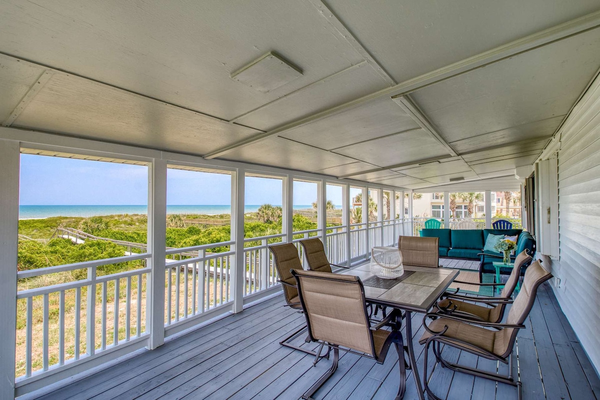 Beachfront Heated Pool w/Private Beach Access