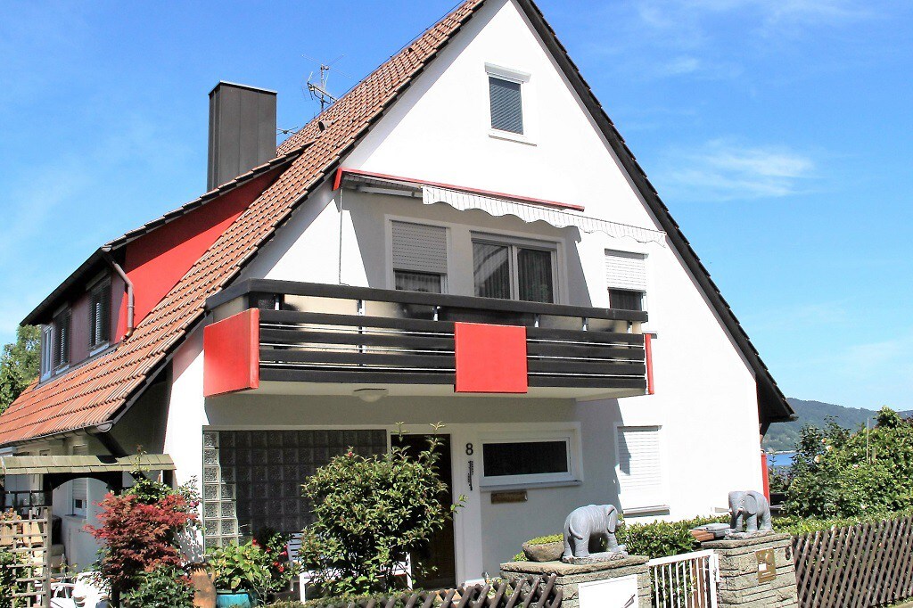 度假公寓， Joos ， （ Bodman-Ludwigshafen ） ， 116平方米的度假公寓， 3间卧室，最多可入住7人