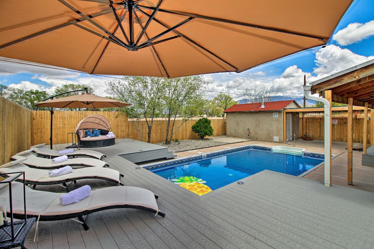 Luxury Albuquerque Home w/ Pool, Deck, + Hot Tub!