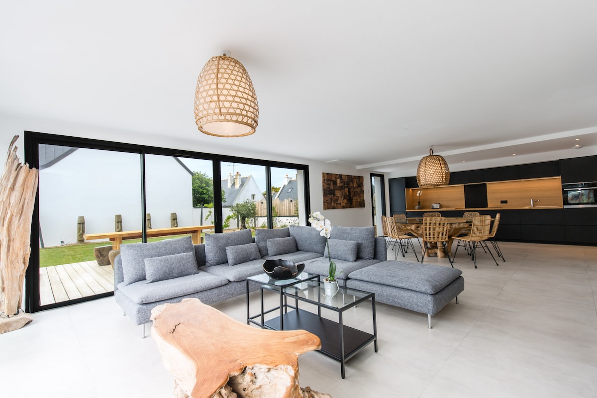 Villa Moaï luxe et dépaysement à 200 m de la plage