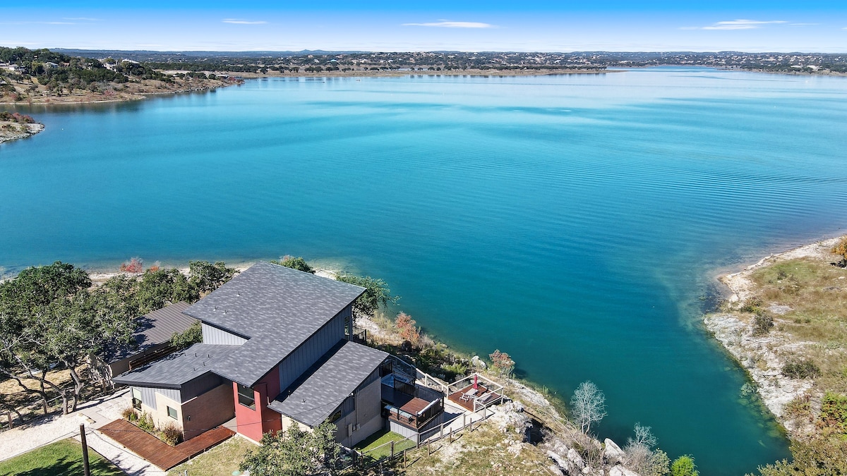 Happy Owl Lakehouse |峡谷湖畔豪华4卧室，