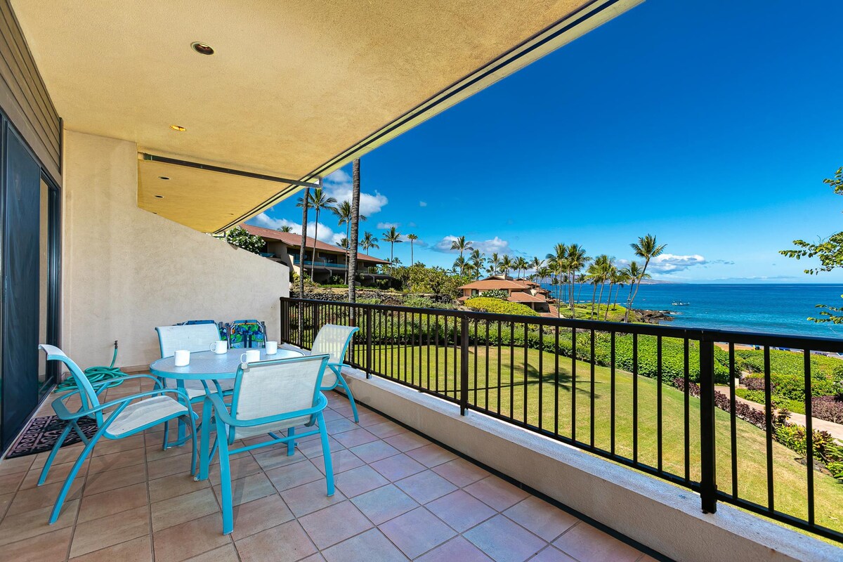 Ocean Front Views at Makena Surf A204!