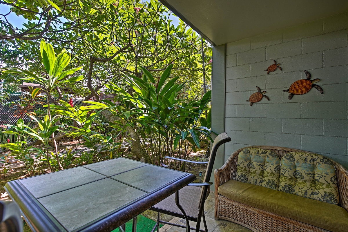 Kailua单间公寓，带泳池和花园景观！