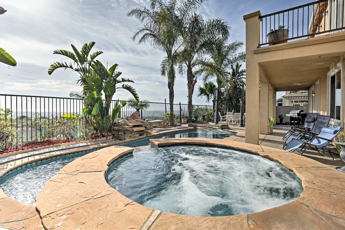 Luxury Ocean-View Getaway w/ Pool, Patio + Hot Tub