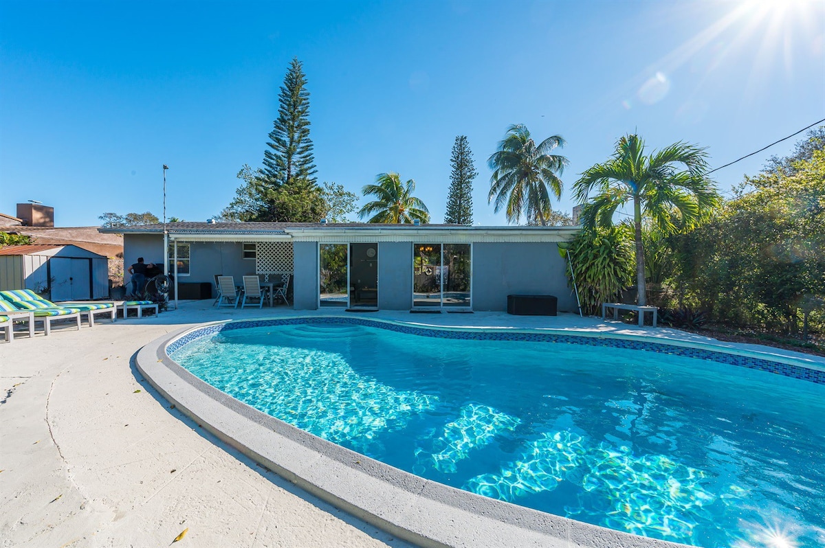La Villa Aventura迈阿密海滩别墅+加热泳池！