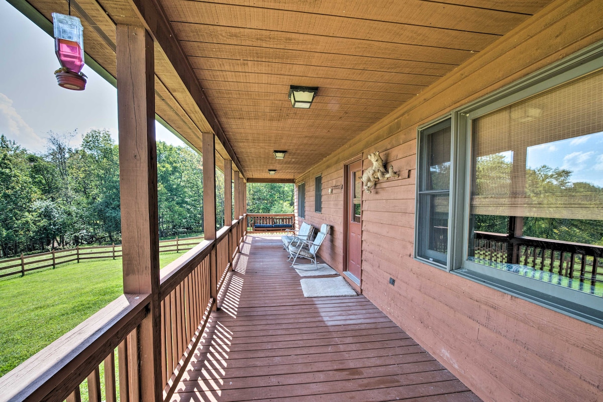 Authentic Cabin w/Fire Pit, 11Mi to Trout Fishing!