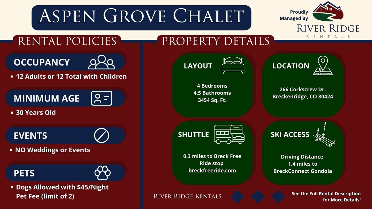 Aspen Grove Chalet: Private Hot Tub, Fire Pit, Pet
