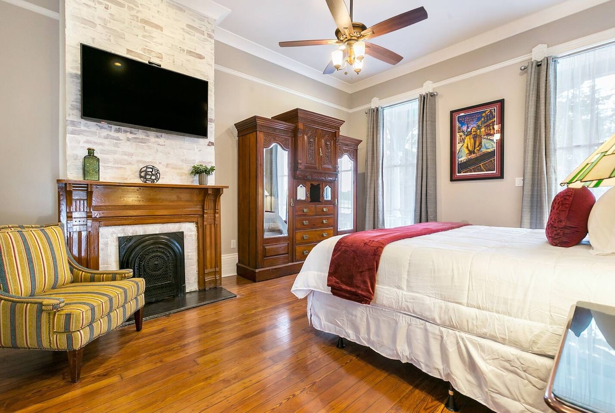 豪华5卧室历史悠久的新奥尔良房源|免费停车位