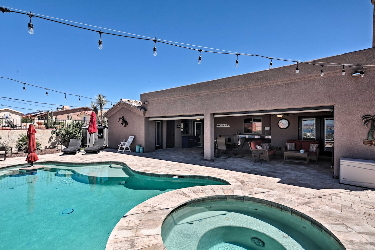 Lake Havasu Home w/Pool, Hot Tub & Lake Views