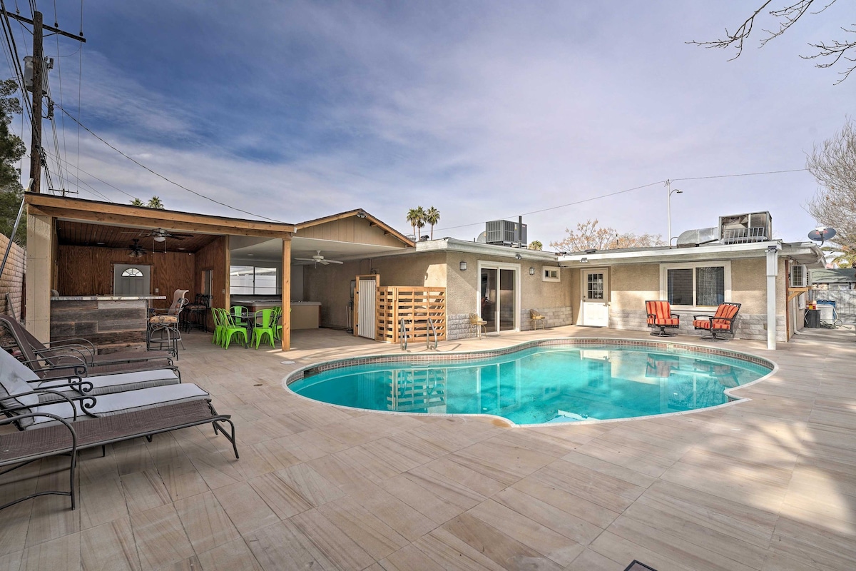 Home with Private Pool Near the Las Vegas Strip!