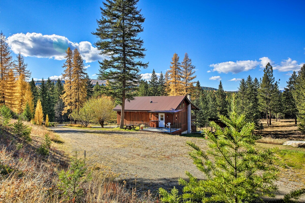 Scenic Kootenai Forest Home w/ Outdoor Living Area