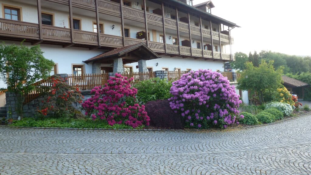 Appartementhaus Osserblick (Lohberg), Ferienwohnung (60qm) mit Blick zum Garten