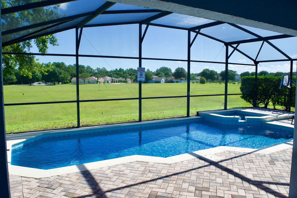 景观非常好-带水疗的私人泳池-无后邻居-免费烧烤