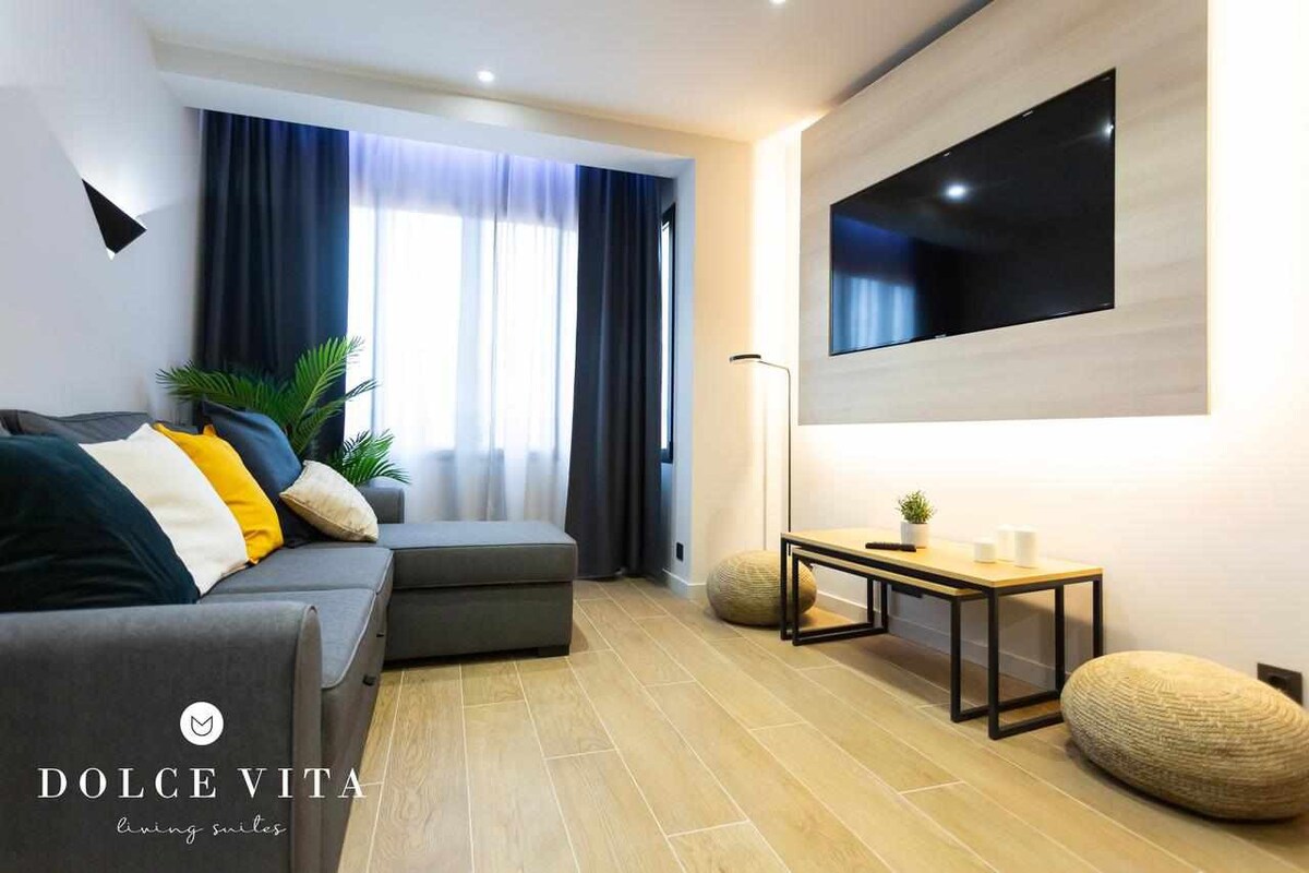 Apartamento Roma ， Vila real的客厅套房