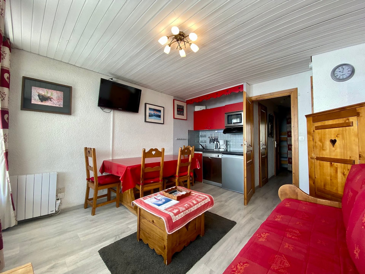 Val Thorens rental: Nice apartment for 6 persons, next to the slopes