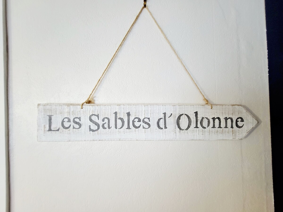 Les Sables-d 'Olonne公寓， 2间卧室，可住4人。