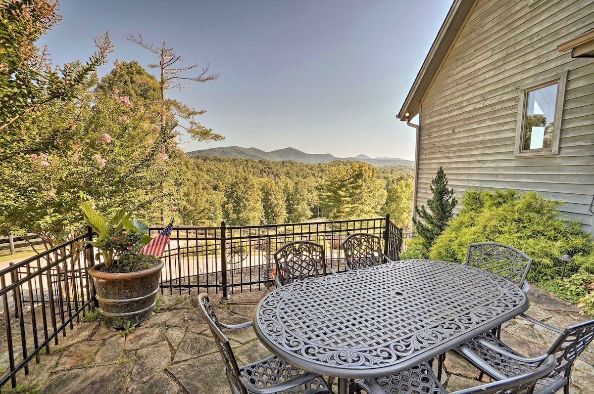 Hilltop Home w/ Panoramic Forest & Mountain Views!