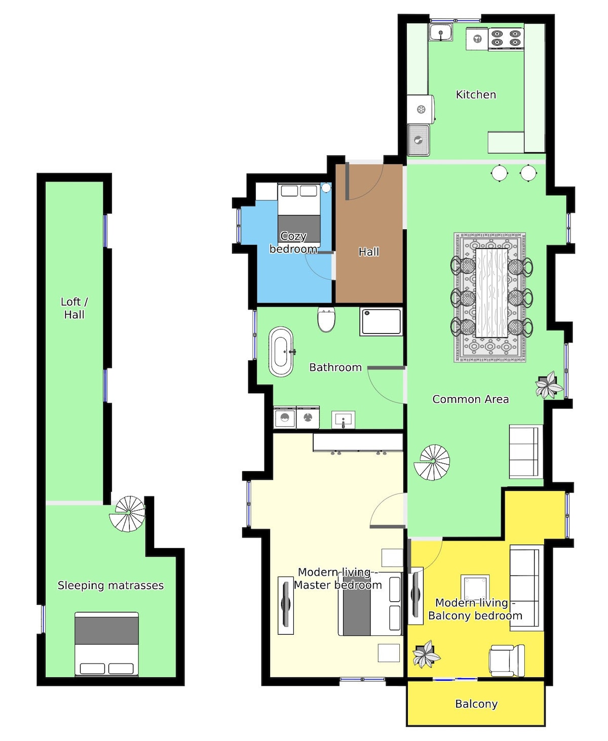 aday - 3 bedroom - Modern Living Apartment - Aalbo