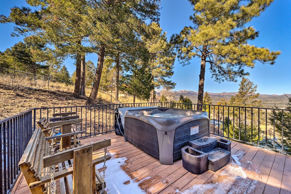 Mountaintop Paradise w/ Hot Tub, Game Room & Views