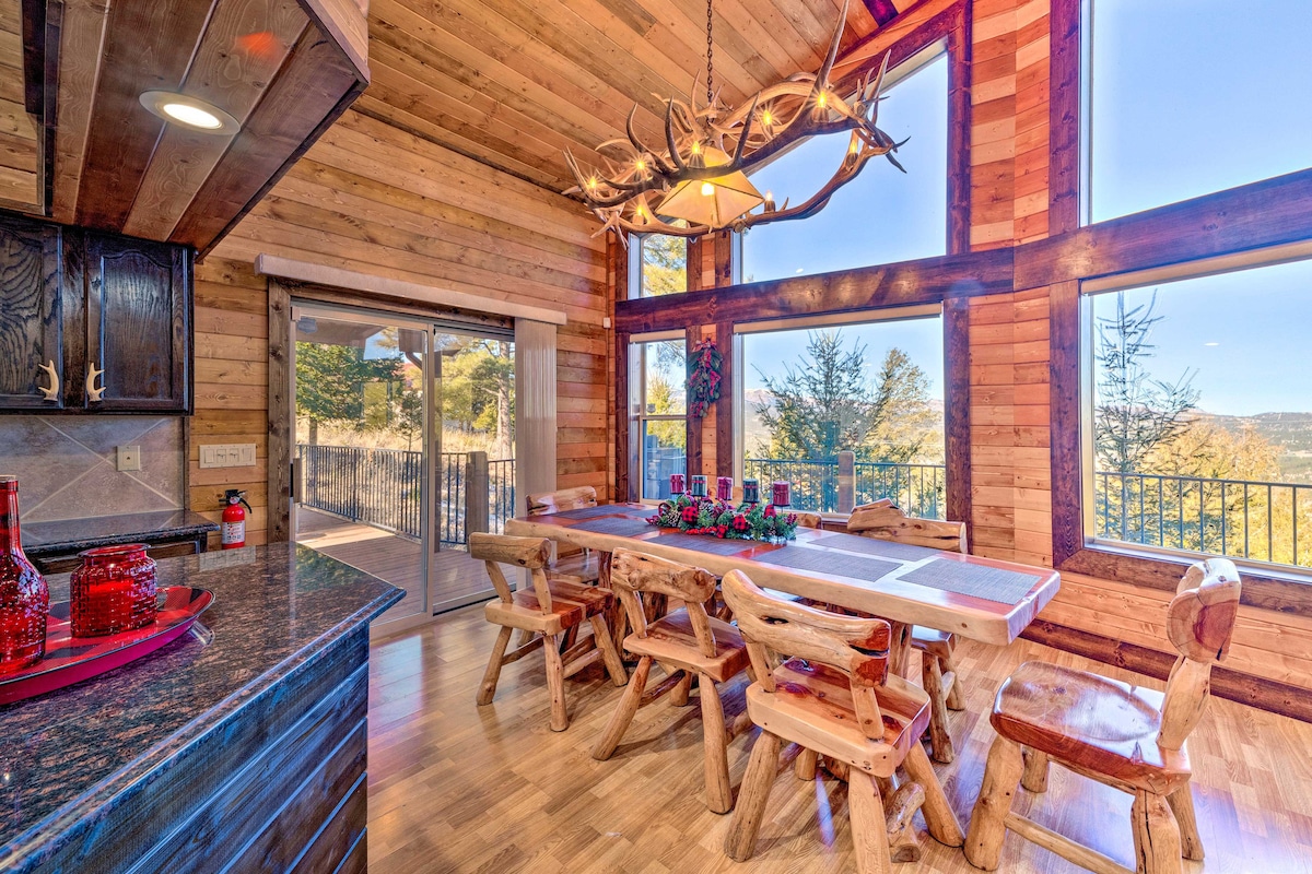 Mountaintop Paradise w/ Hot Tub, Game Room & Views