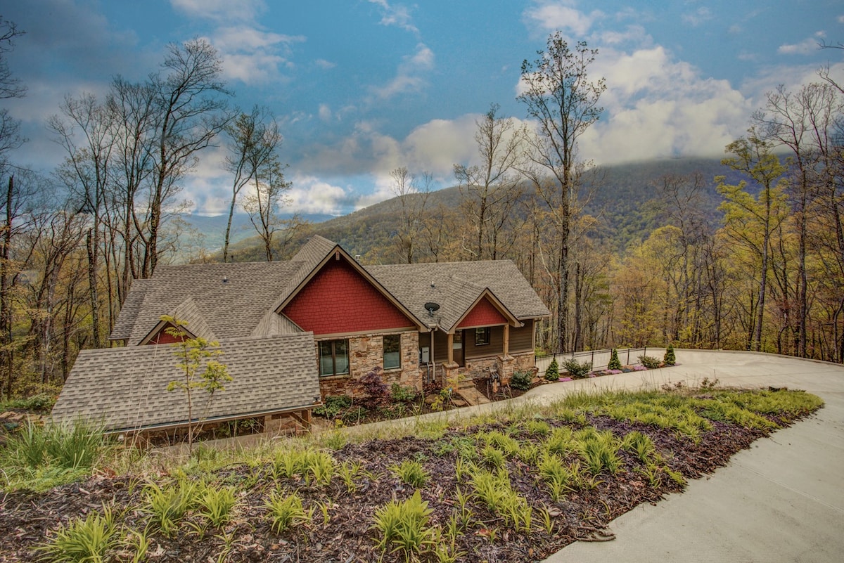 Mountaintop Home on a Private Four Acre Estate