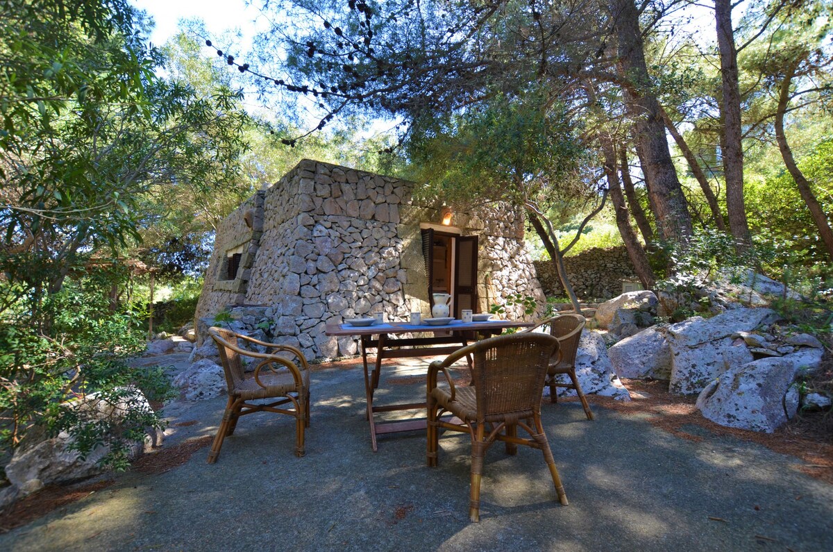 Little trullo with private sea access (house E)