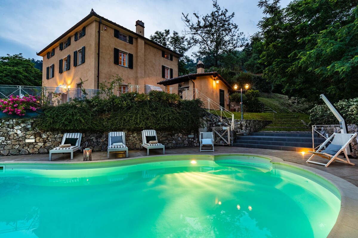 Casolare Dei Colli全景私人泳池，豪华泳池