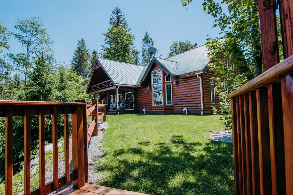 老鹰景观小屋~湖畔住宿，全景湖景