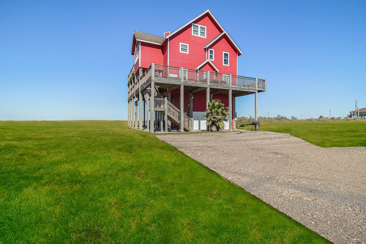 步行即可抵达4BR Gulffront Beach ，适合狗狗入住