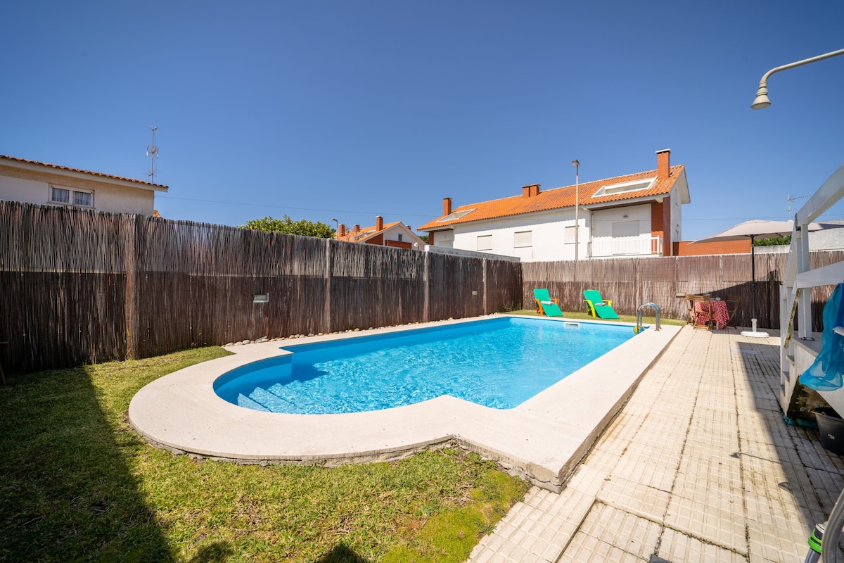 Marinhas Esposende -带泳池的V4别墅