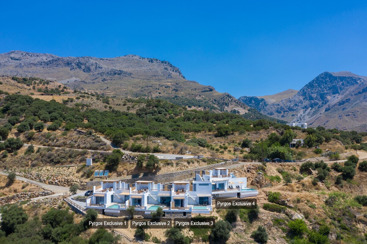 Pyrgos Exclusive villa 4 ,private pool,South Crete