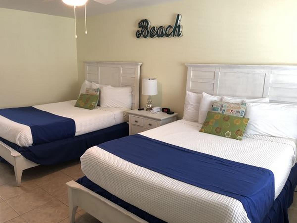 海滩门公寓套房-标准2卧2张标准双人床