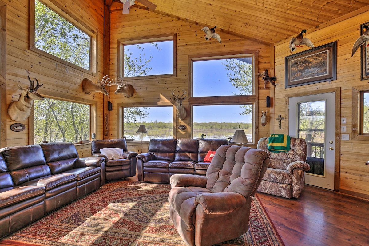 Lodge on 240 Acres w/ Deck, Grill & Fire Pit!