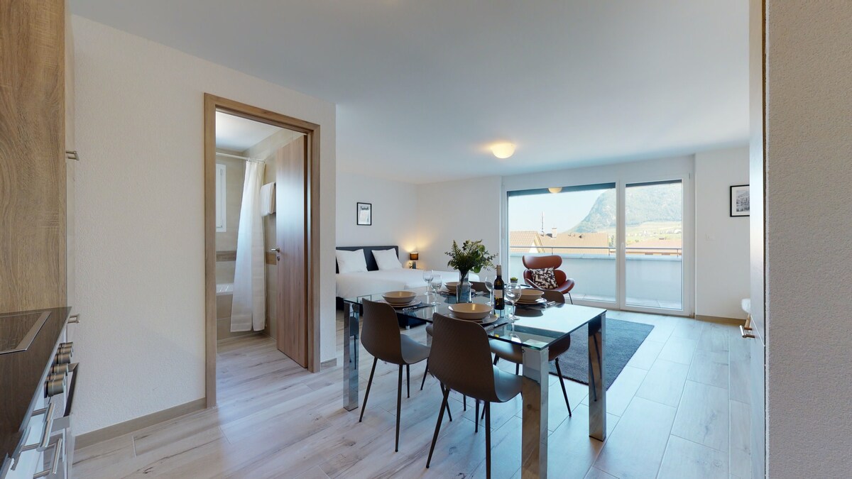 家具齐全的单间公寓# 505 -瑞士艾格尔度假村（ Swiss Resort Aigle ）