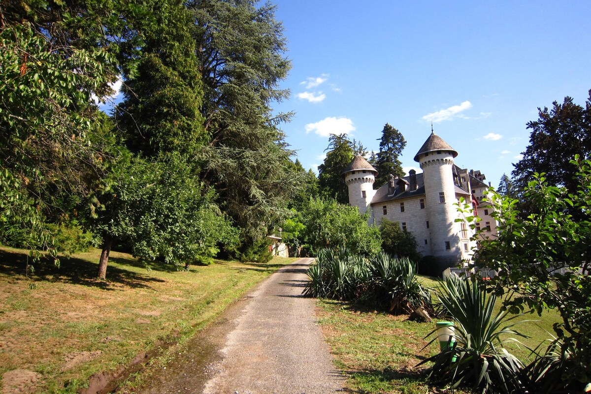 周边塞里埃城堡（ Serrières-en-Chautagne ） ，带露台