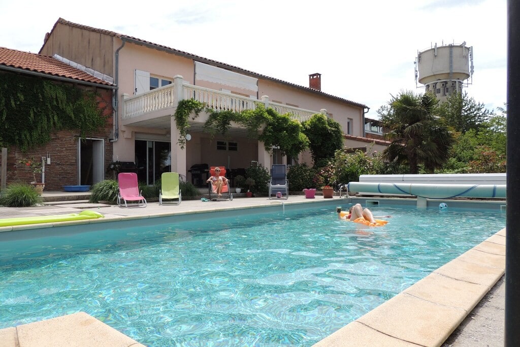 Villa with heated swimming pool and spectacular view in diverse surroundings