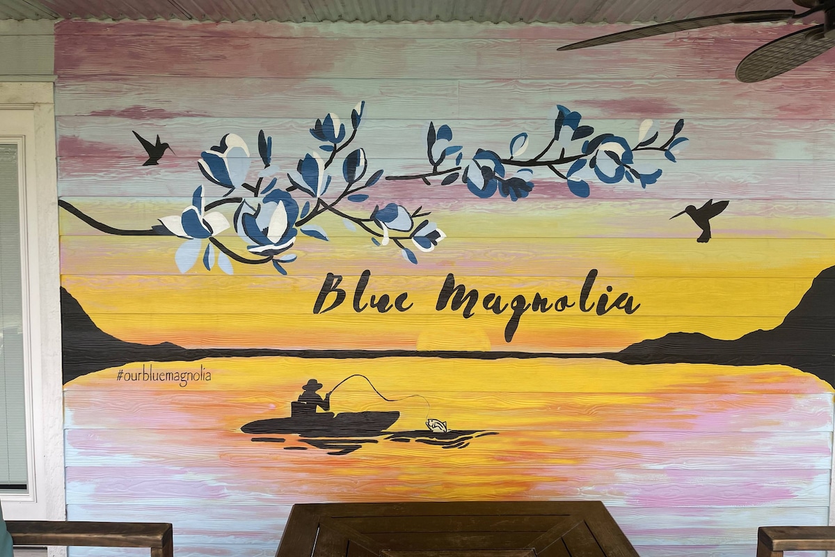 Blue Magnolia Lodge ：湖畔豪华度假屋