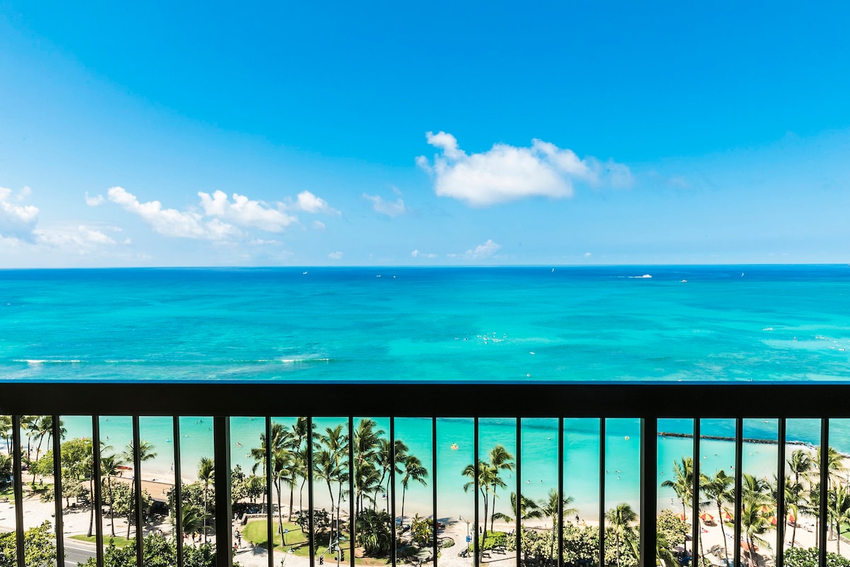 Aston Waikiki Beach Tower: 2 Br Ocean Front Views