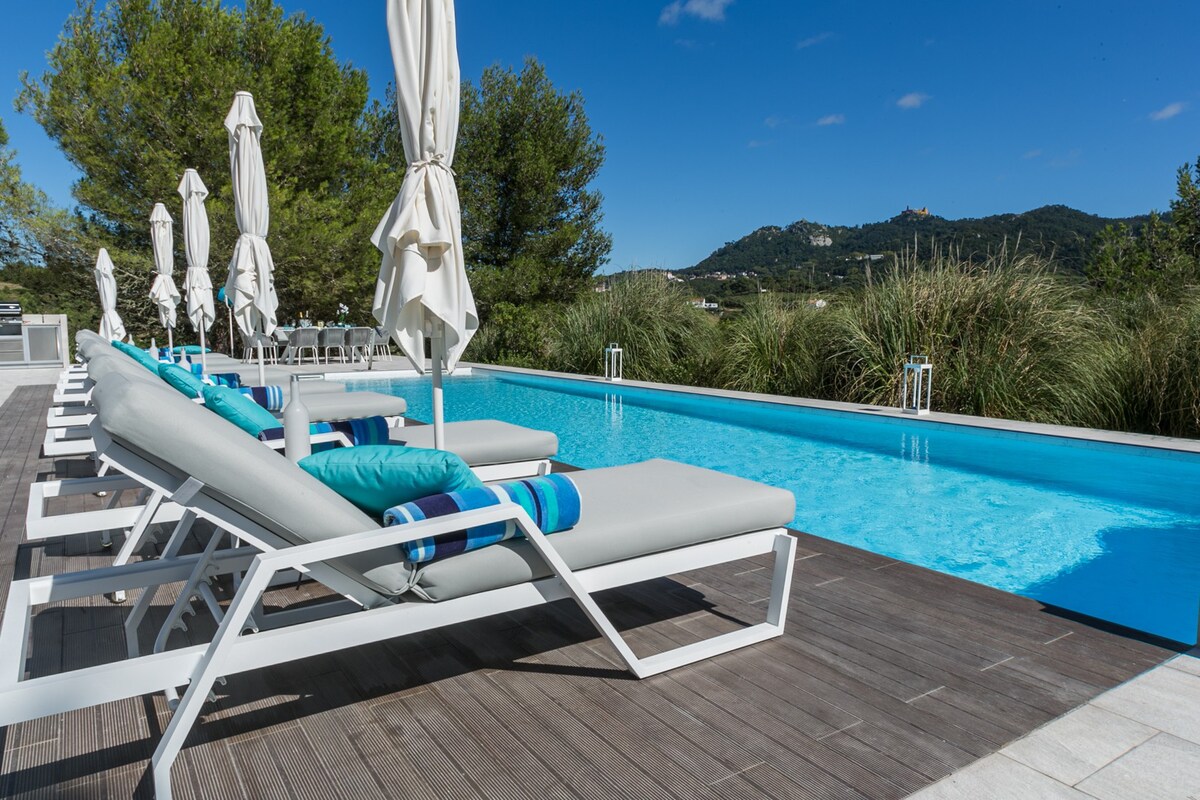 Quinta da Serra -别墅-加热泳池、按摩浴缸！