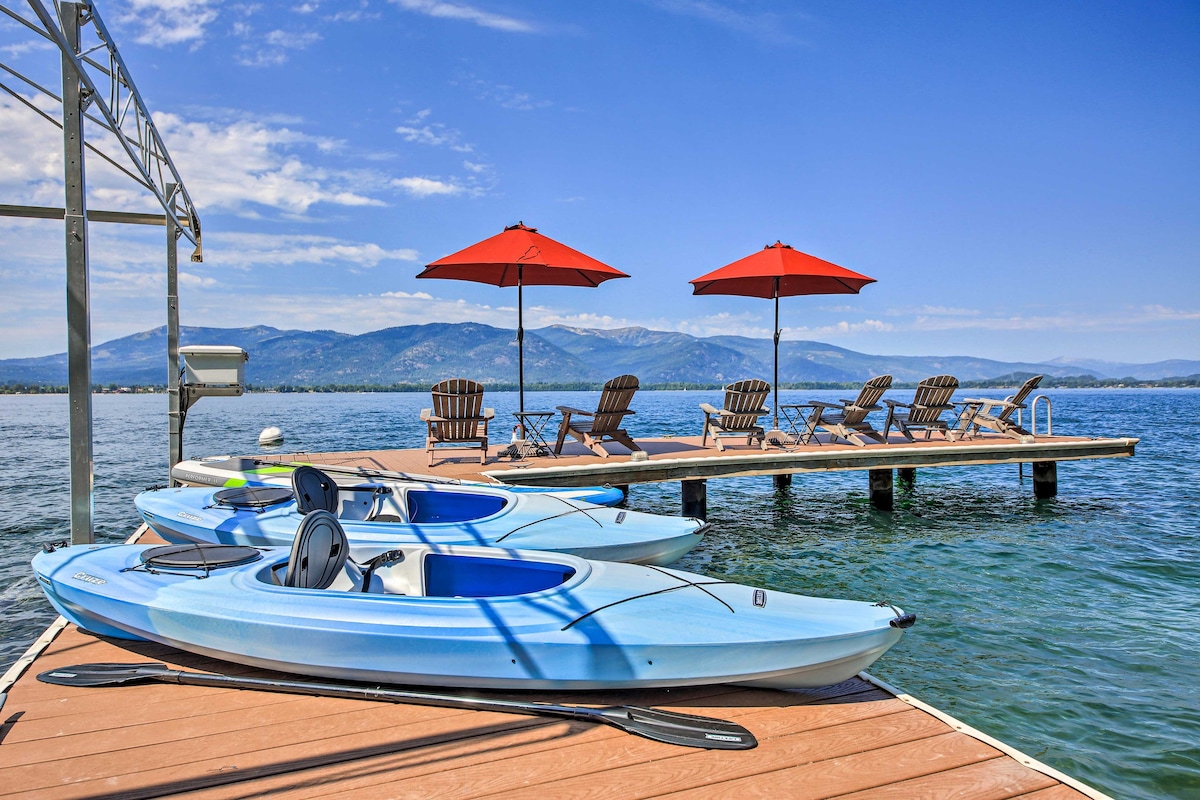 Sandpoint Waterfront Getaway on Lake Pend Oreille!