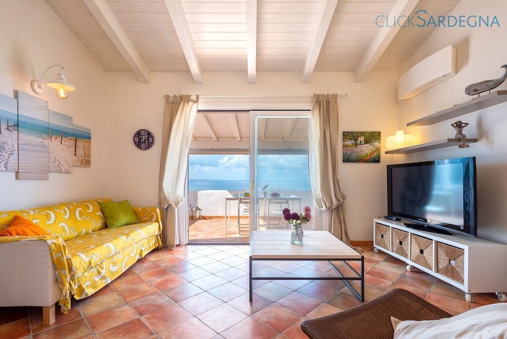 海上观赏·卡斯特尔撒丁岛顶层公寓，可欣赏海景