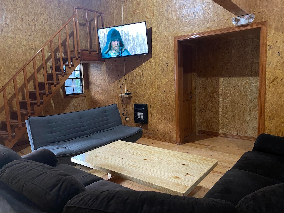 宽敞的小木屋为您提供最大的舒适度。