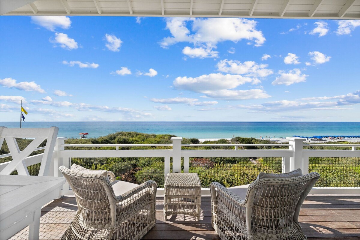 Elegant 3BR Beach Front Home in WaterColor, FL