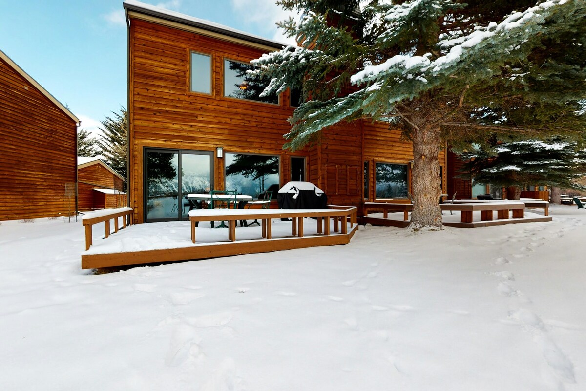 Rustic 3BR Mountainview Jackson Hole 1楼