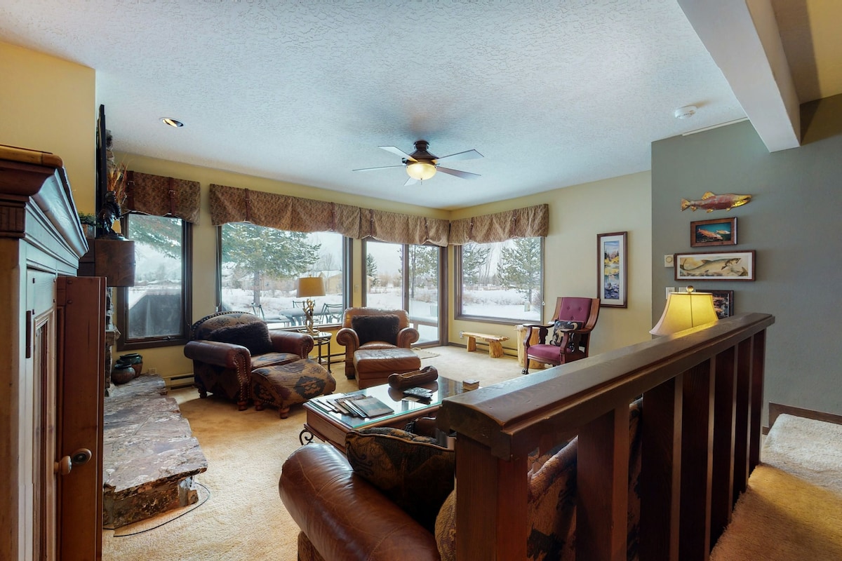 Rustic 3BR Mountainview Jackson Hole 1楼
